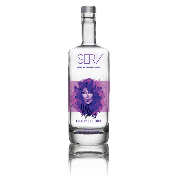 Serv Vodka With Natural Flavor Mixed Berries 750 ml - Cork & Mash