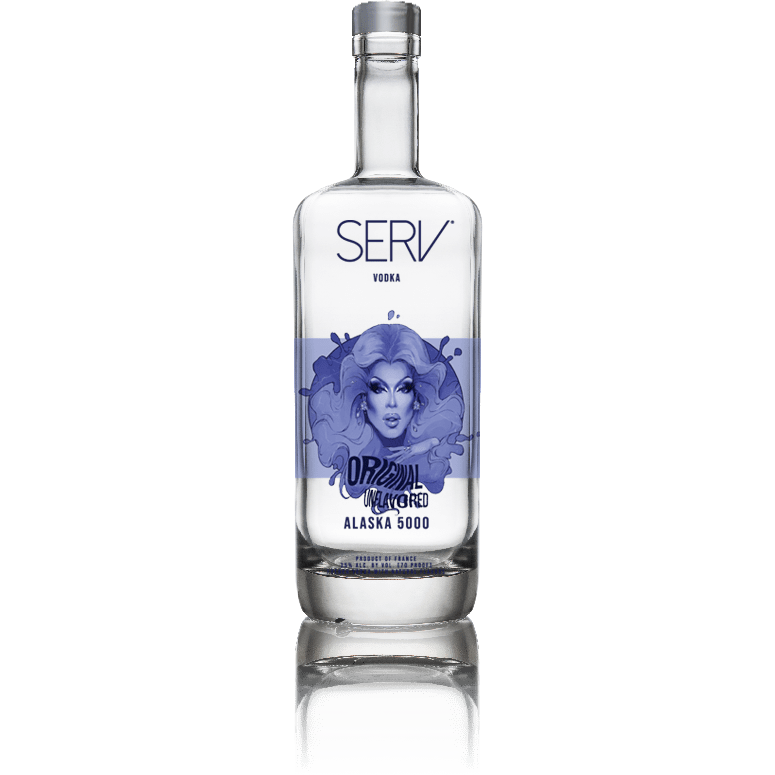 SERV VODKA Original Unflavored, Alaska 5000 750 ml - Cork & Mash