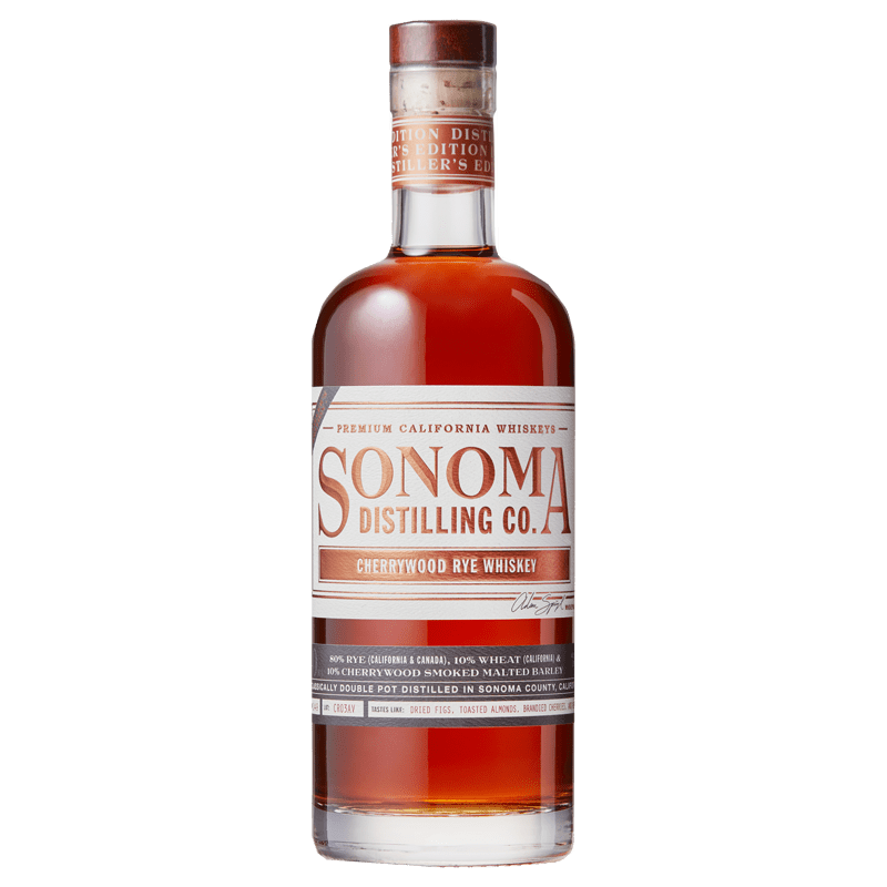 Sonoma Distilling Cherrywood Smoked Bourbon Distiller's Edition (Proof 95.6 ) 750 ml - Cork & Mash