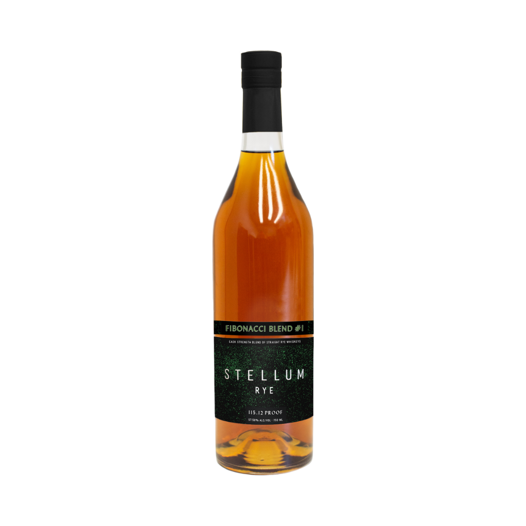 Stellum Fibonacci Blend #1  Cask Strength Blend Straight Rye 115.12 Proof 750 ml - Cork & Mash