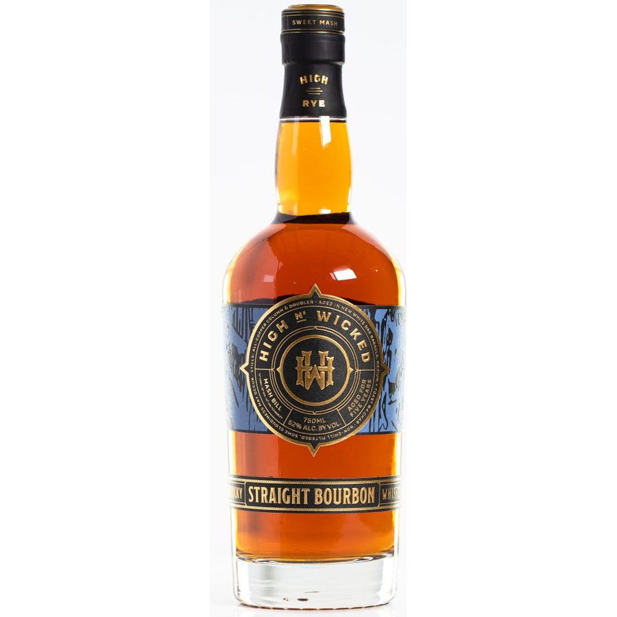 High N' Wicked Aged 5 years Straight Bourbon Whiskey 750 ml - Cork & Mash