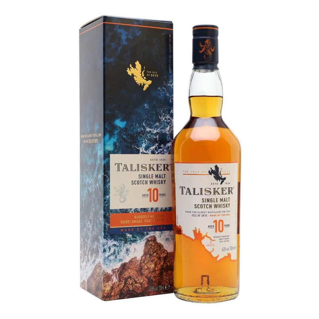 Talisker 10 Year Old Island Single Malt Scotch Whisky 750 ml - Cork & Mash