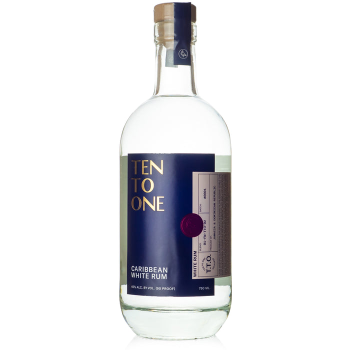 Ten To One Caribbean White Rum 750 ml - Cork & Mash