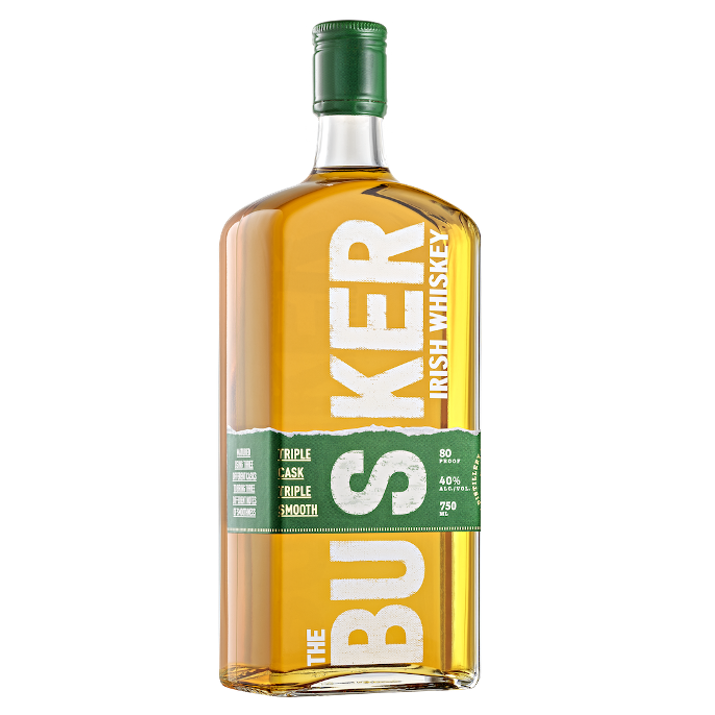 Busker Triple Cask Blend Irish Whiskey 750 ml - Cork & Mash