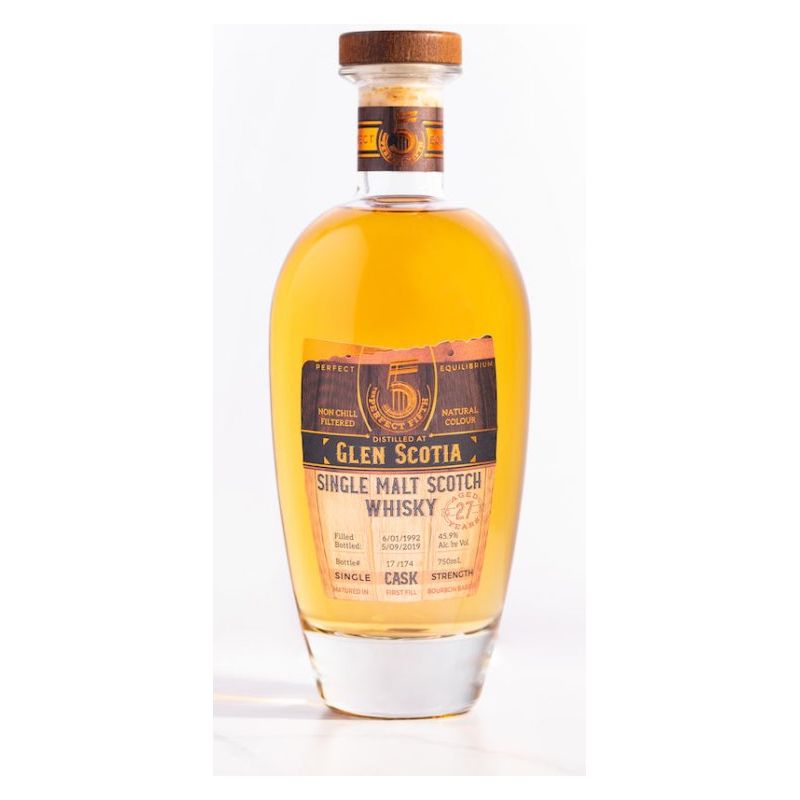 The Perfect Fifth Glen Scotia Single Malt Scotch Single Cask Strength 27 year 750 ml - Cork & Mash