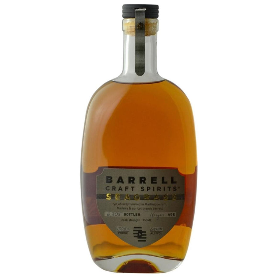 Barrel Craft Spirits Seagrass Rye Cask Strength Gray Label (Proof 130.82) 16 year 750 ml - Cork & Mash