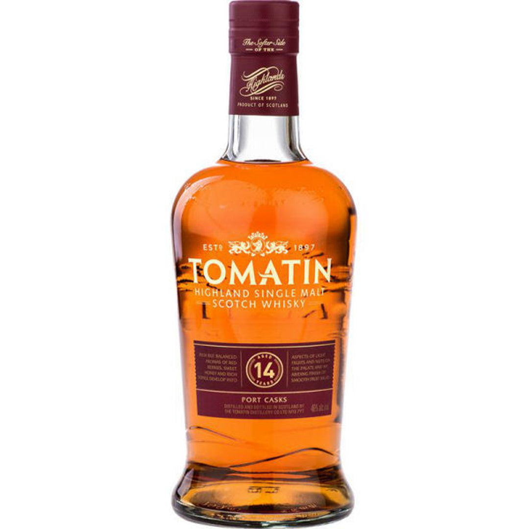 Tomatin Port Casks 14 year 750 ml - Cork & Mash