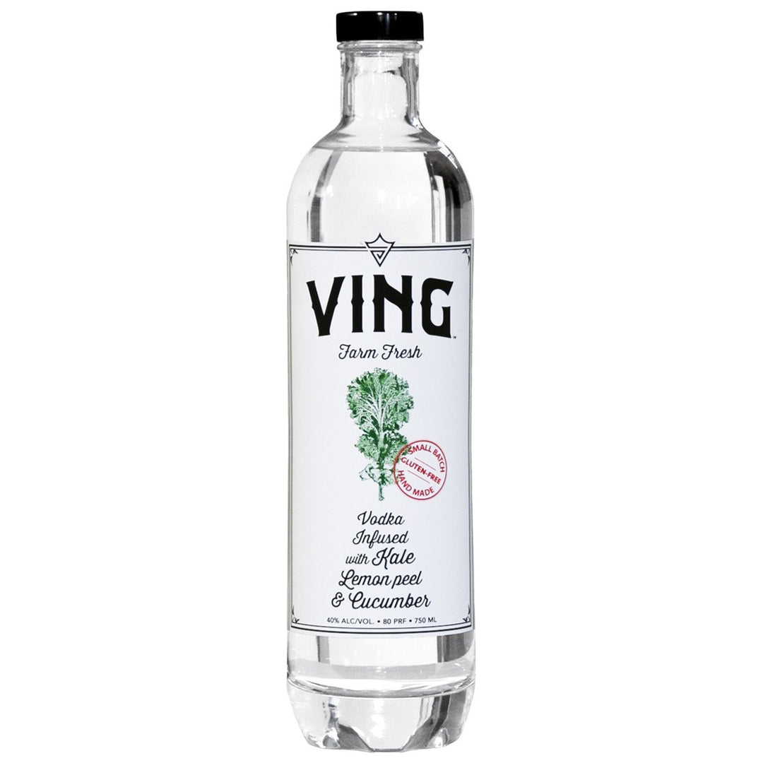 VING Kale, Lemon Peel & Cucumber Vodka 750 ml - Cork & Mash