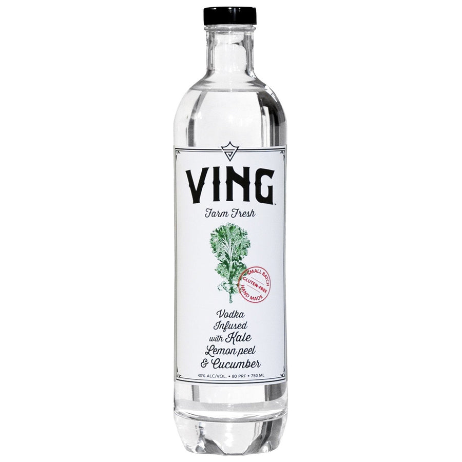 VING Kale, Lemon Peel & Cucumber Vodka 750 ml - Cork & Mash