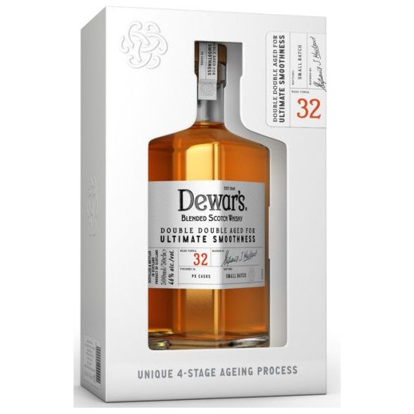 Dewars Blended Scotch Double Double 32 Year 375ml - Cork & Mash