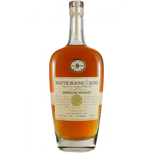 Wattie Boone & Sons Small Batch American Whiskey 7 year 750 ml - Cork & Mash