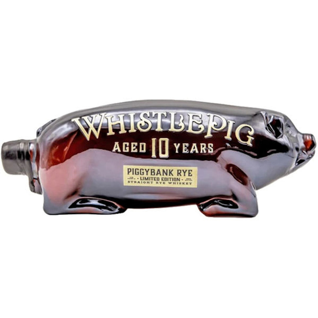 WhistlePig Piggybank Rye Limited Edition Straight Rye Whiskey 10 year 1 L - Cork & Mash