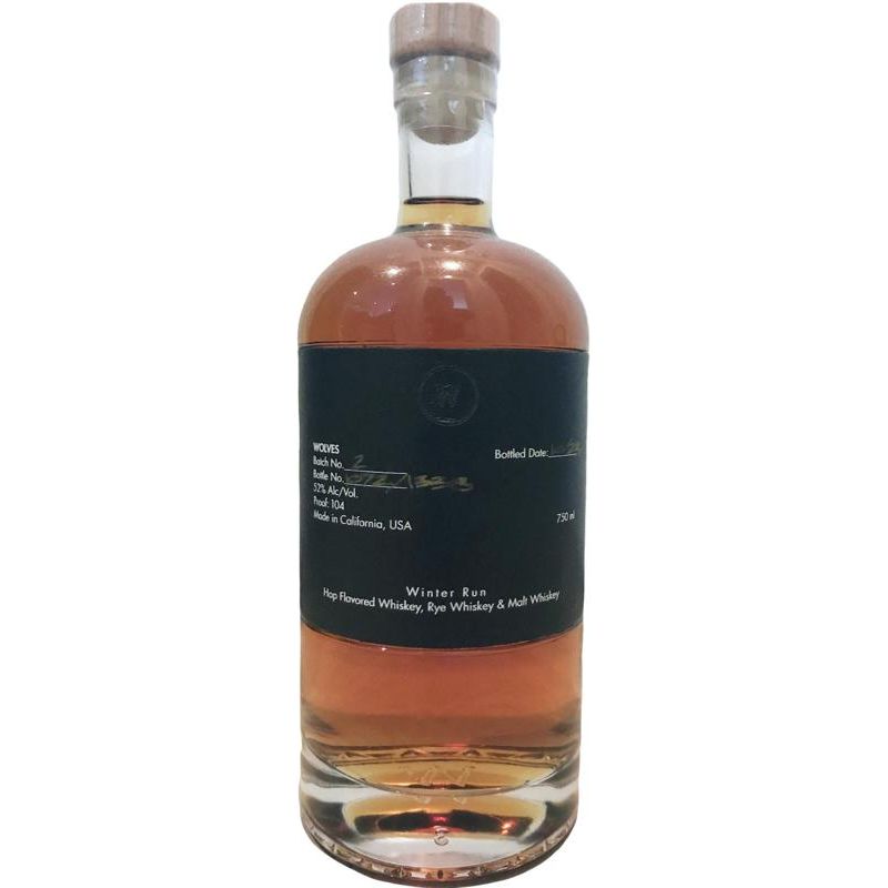 Wolves Whiskey Wolves Winter Run Rye Whiskey Batch 1 (WITH BAG)(white/green label) 750 ml - Cork & Mash